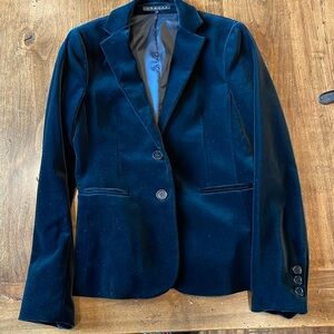 THEORY Black Velvet Blazer 0